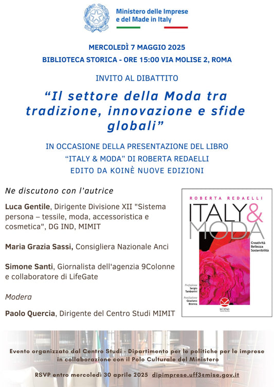 “Italy & Moda” – Un viaggio tra le sfide e le eccellenze del Made in Italy